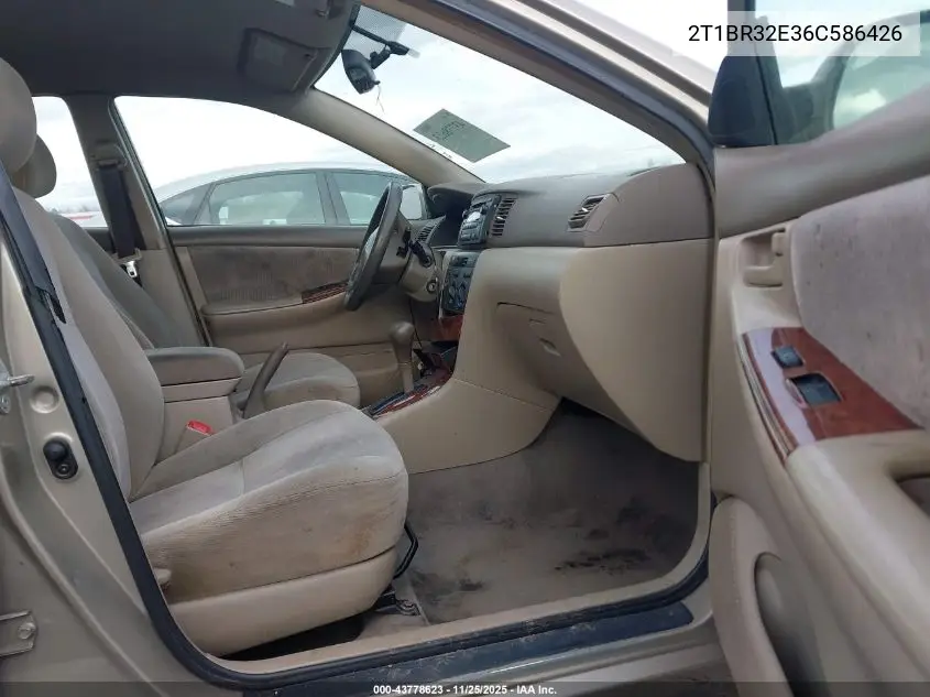 2T1BR32E36C586426 2006 Toyota Corolla Le