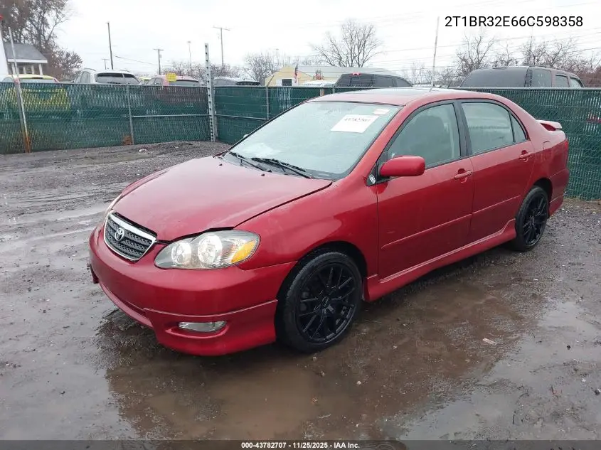 2T1BR32E66C598358 2006 Toyota Corolla S