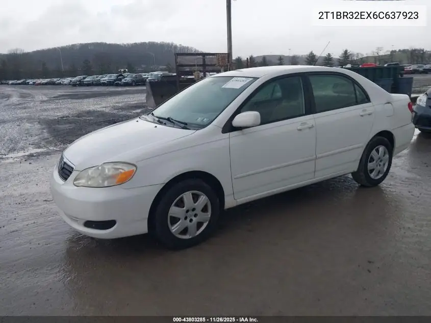 2T1BR32EX6C637923 2006 Toyota Corolla Le