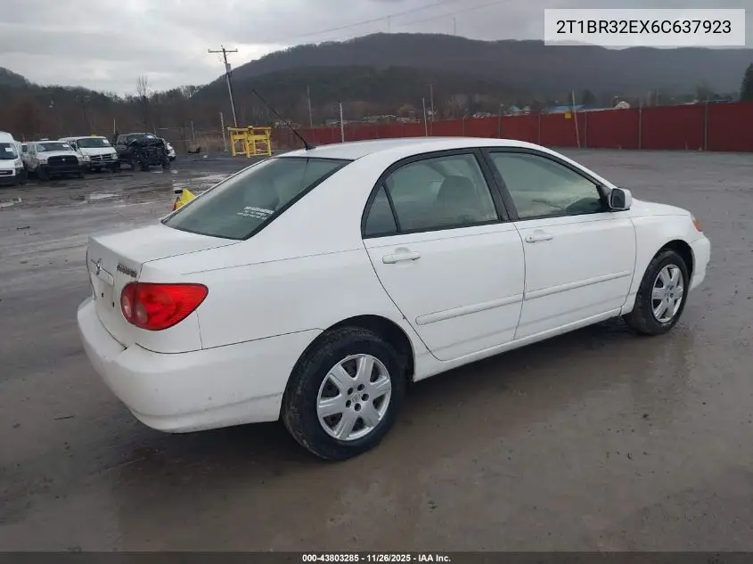 2T1BR32EX6C637923 2006 Toyota Corolla Le