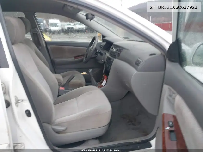 2T1BR32EX6C637923 2006 Toyota Corolla Le