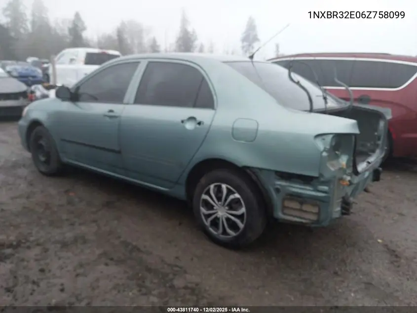 1NXBR32E06Z758099 2006 Toyota Corolla Ce
