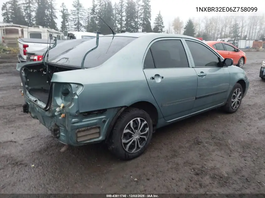 1NXBR32E06Z758099 2006 Toyota Corolla Ce