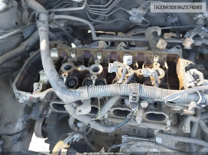 1NXBR30E86Z574385 2006 Toyota Corolla Ce/Le/S