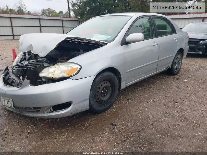 2T1BR32E46C694585 2006 Toyota Corolla Le