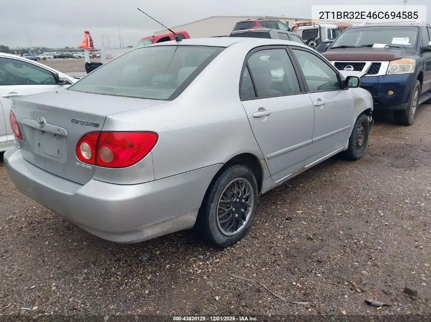 2T1BR32E46C694585 2006 Toyota Corolla Le
