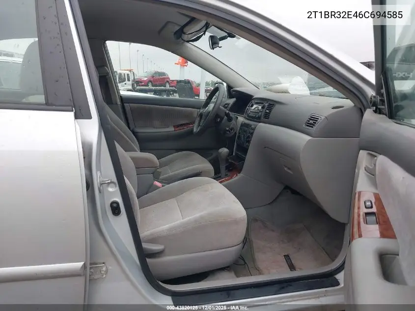 2T1BR32E46C694585 2006 Toyota Corolla Le