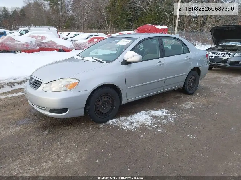 2T1BR32E26C587390 2006 Toyota Corolla Le