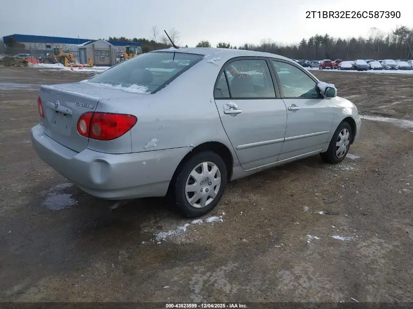 2T1BR32E26C587390 2006 Toyota Corolla Le