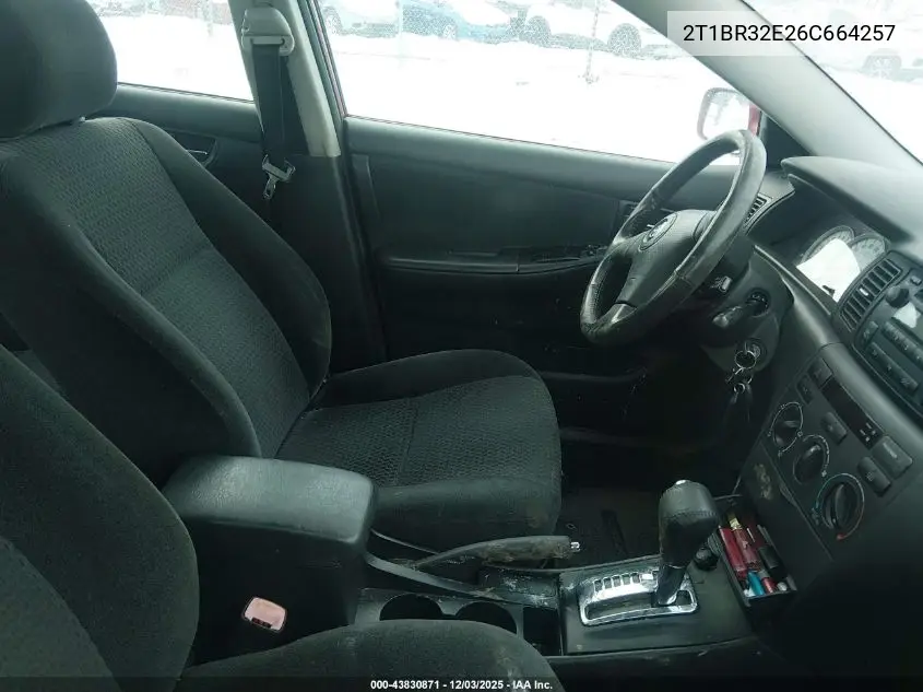 2T1BR32E26C664257 2006 Toyota Corolla S