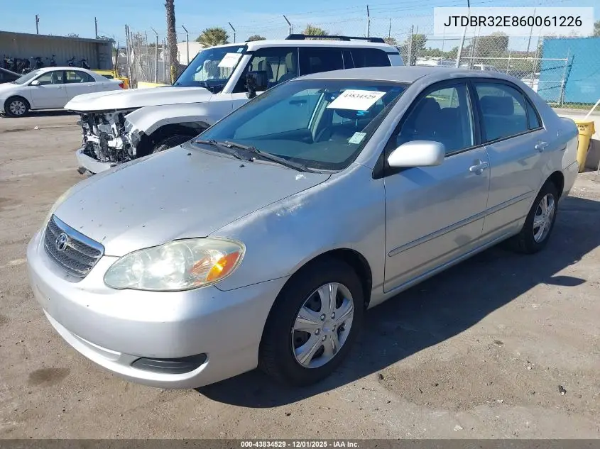JTDBR32E860061226 2006 Toyota Corolla Le