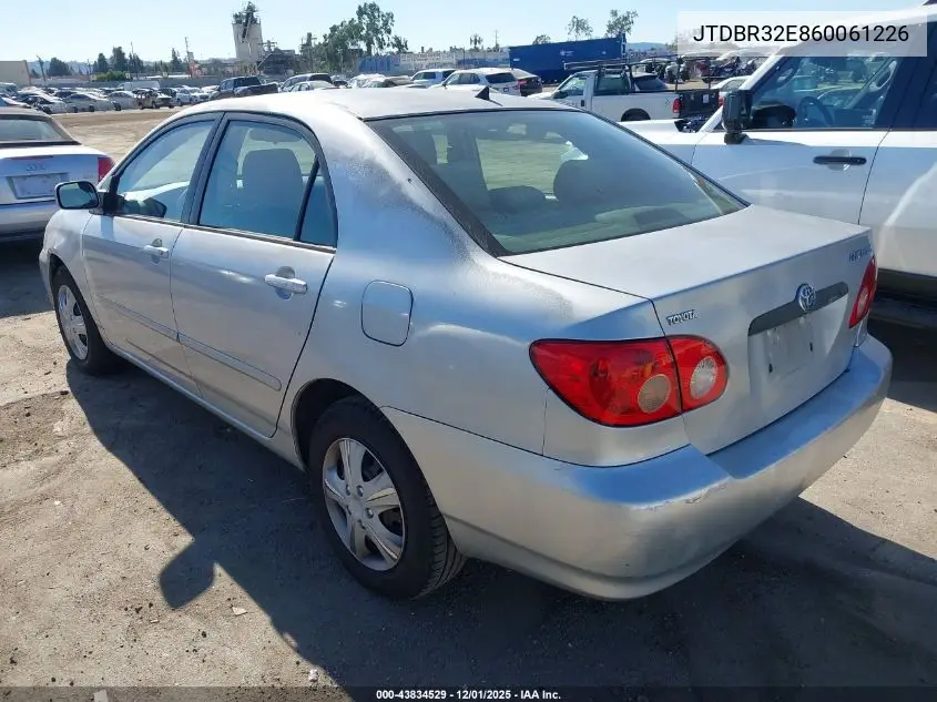 JTDBR32E860061226 2006 Toyota Corolla Le