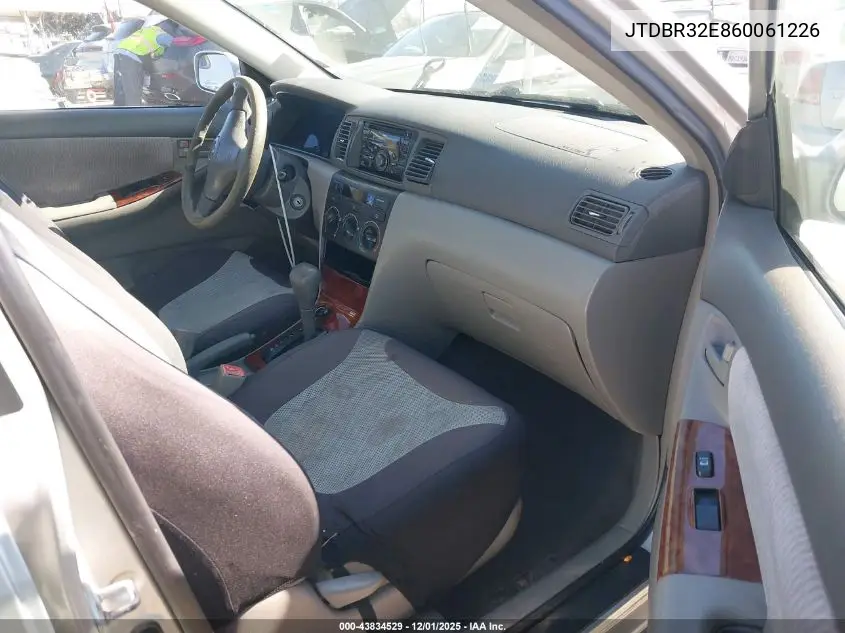 JTDBR32E860061226 2006 Toyota Corolla Le