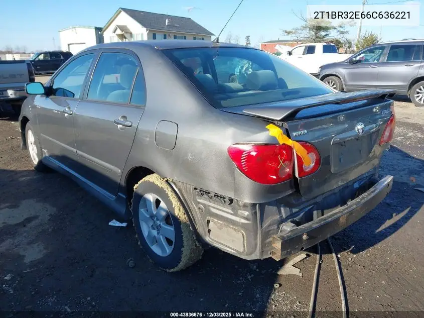 2T1BR32E66C636221 2006 Toyota Corolla S