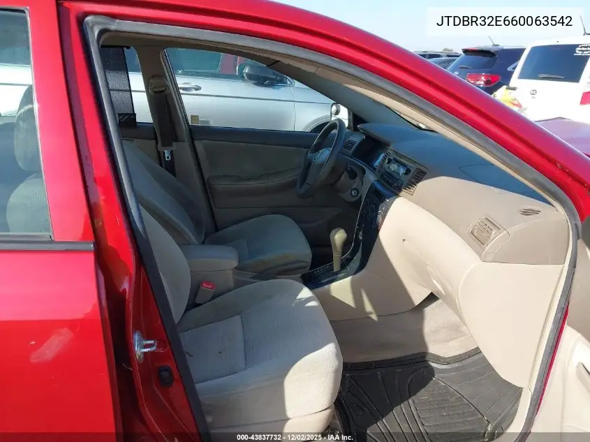 JTDBR32E660063542 2006 Toyota Corolla Ce