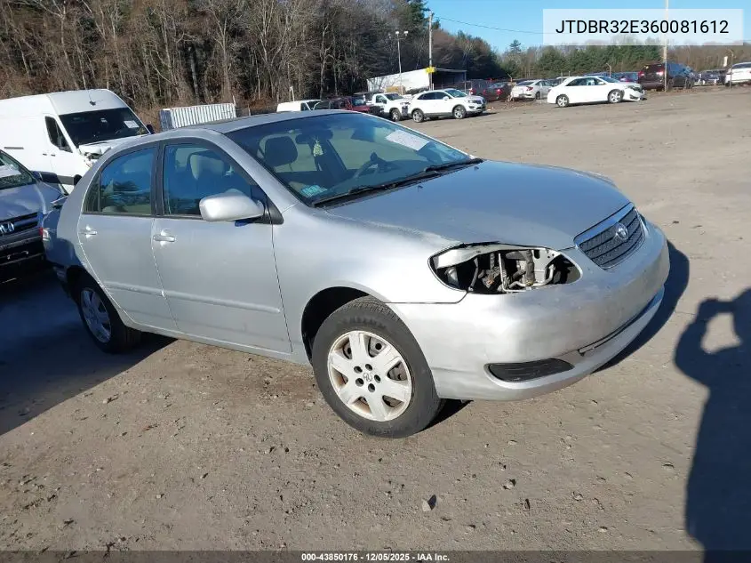 JTDBR32E360081612 2006 Toyota Corolla Le