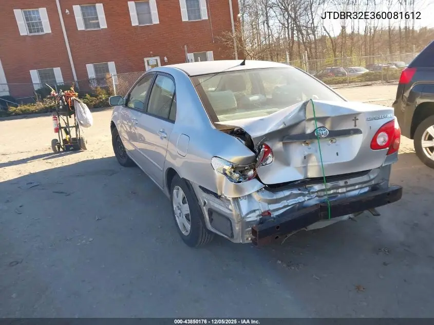 JTDBR32E360081612 2006 Toyota Corolla Le