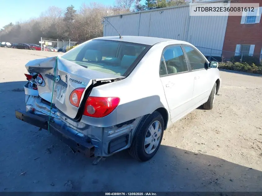 JTDBR32E360081612 2006 Toyota Corolla Le
