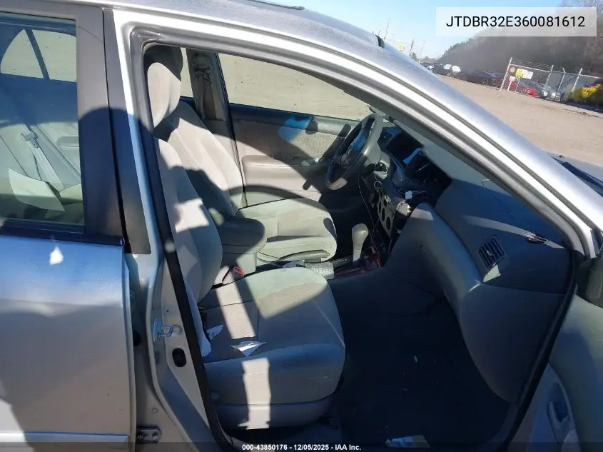 JTDBR32E360081612 2006 Toyota Corolla Le