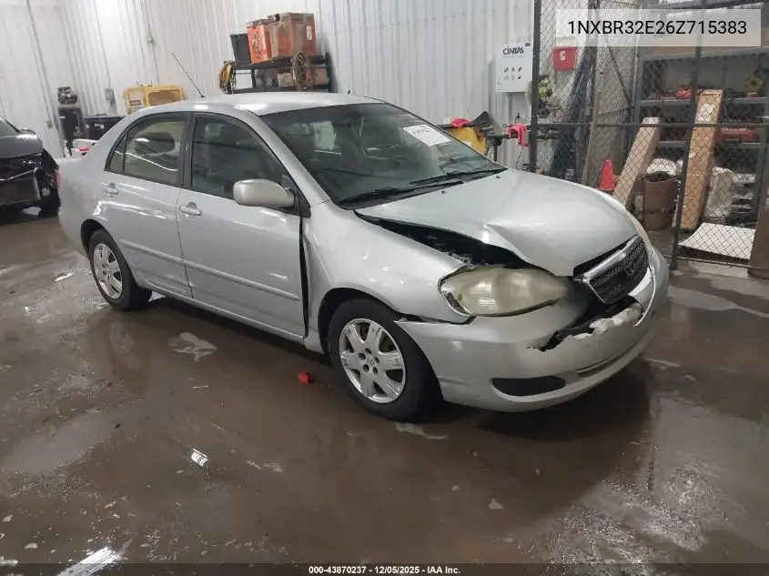 1NXBR32E26Z715383 2006 Toyota Corolla Le