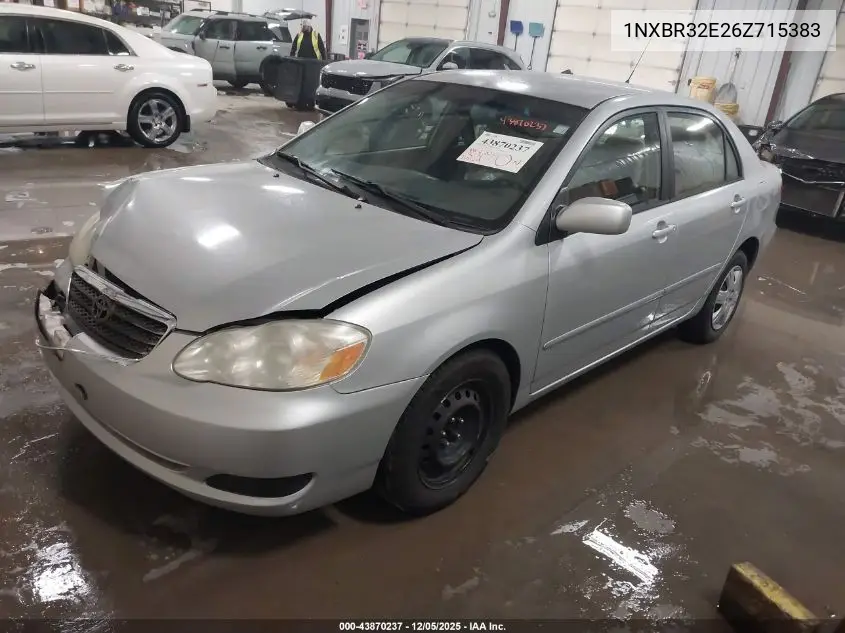 1NXBR32E26Z715383 2006 Toyota Corolla Le