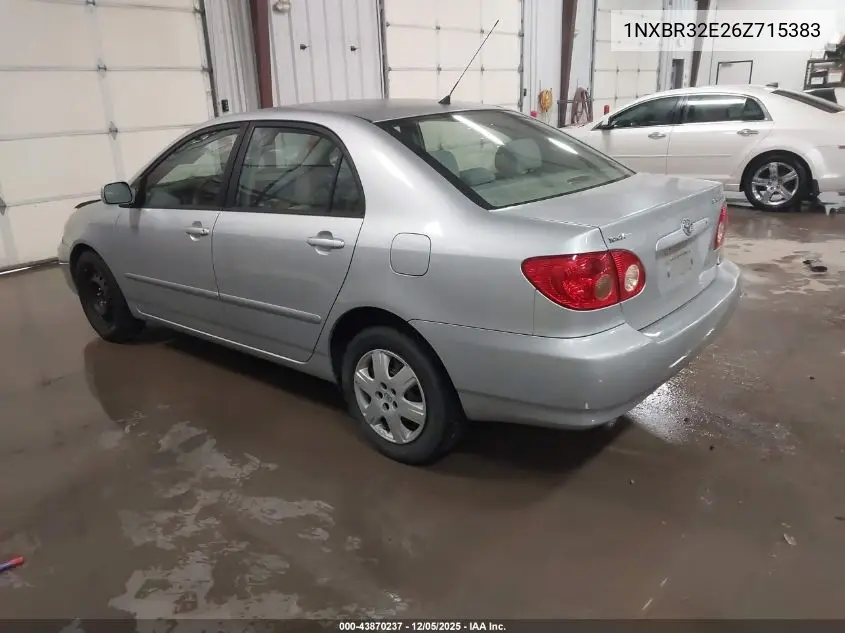 1NXBR32E26Z715383 2006 Toyota Corolla Le