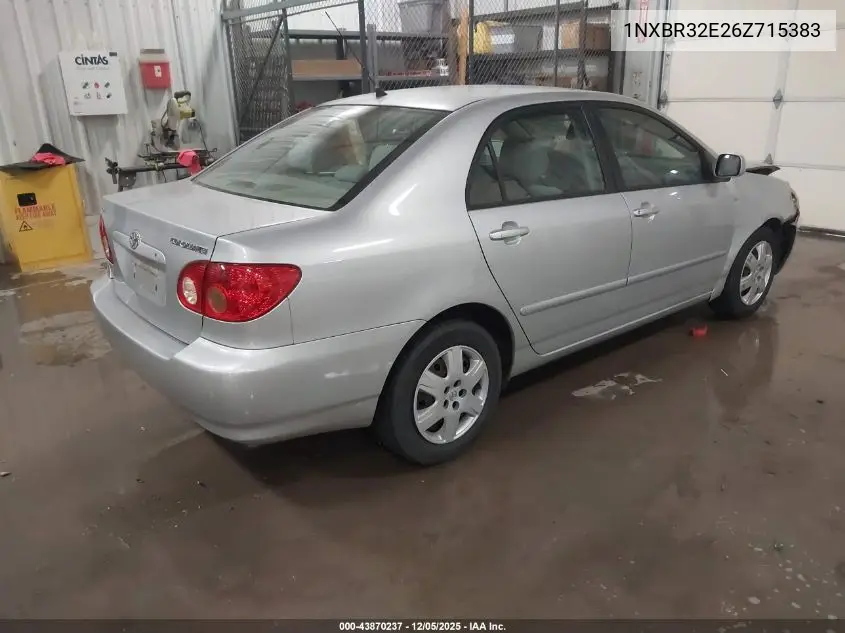 1NXBR32E26Z715383 2006 Toyota Corolla Le