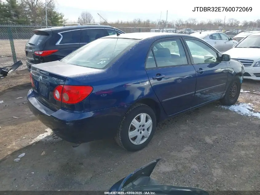 JTDBR32E760072069 2006 Toyota Corolla Le