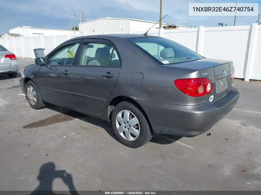 1NXBR32E46Z740754 2006 Toyota Corolla Le