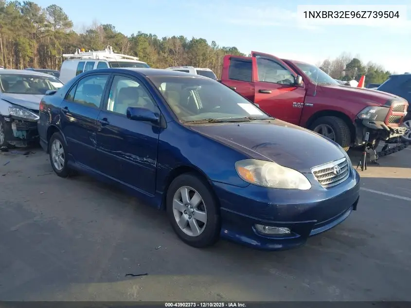1NXBR32E96Z739504 2006 Toyota Corolla S