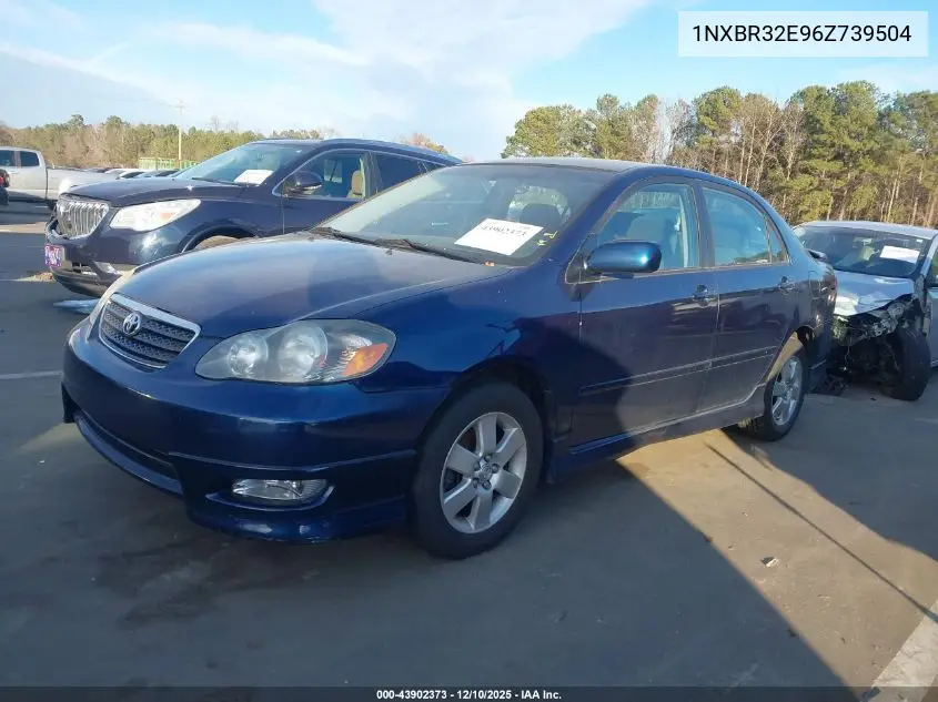 1NXBR32E96Z739504 2006 Toyota Corolla S