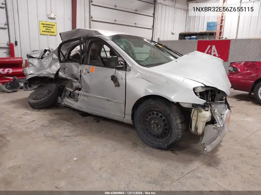 1NXBR32E56Z655115 2006 Toyota Corolla Le
