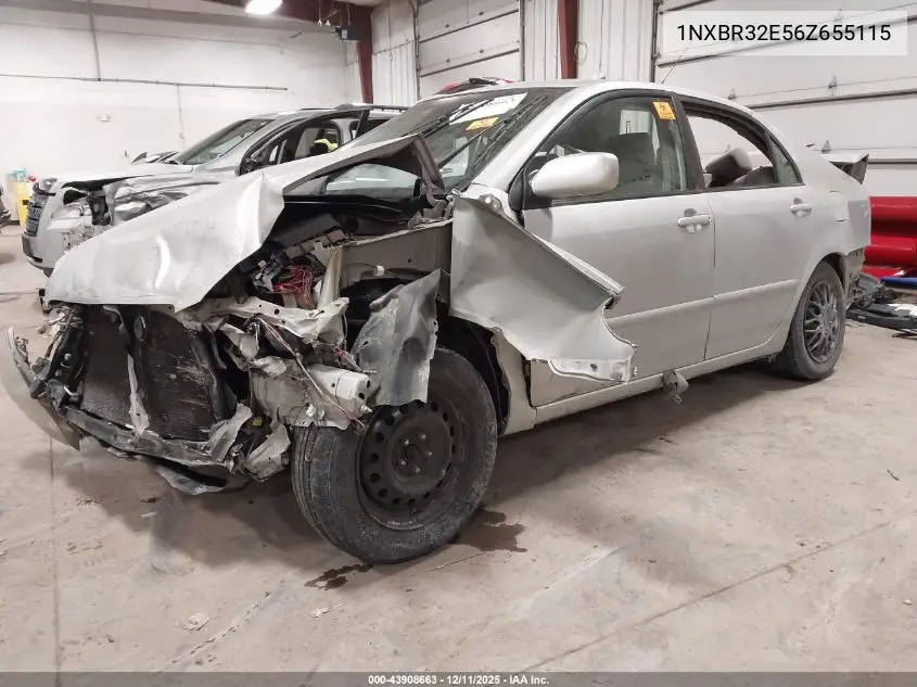 1NXBR32E56Z655115 2006 Toyota Corolla Le