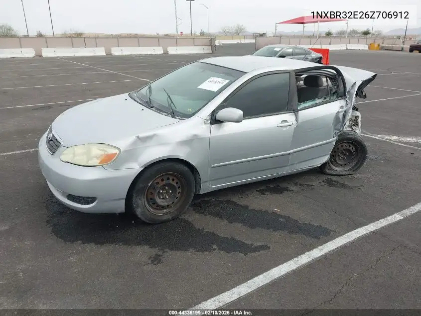1NXBR32E26Z706912 2006 Toyota Corolla Le