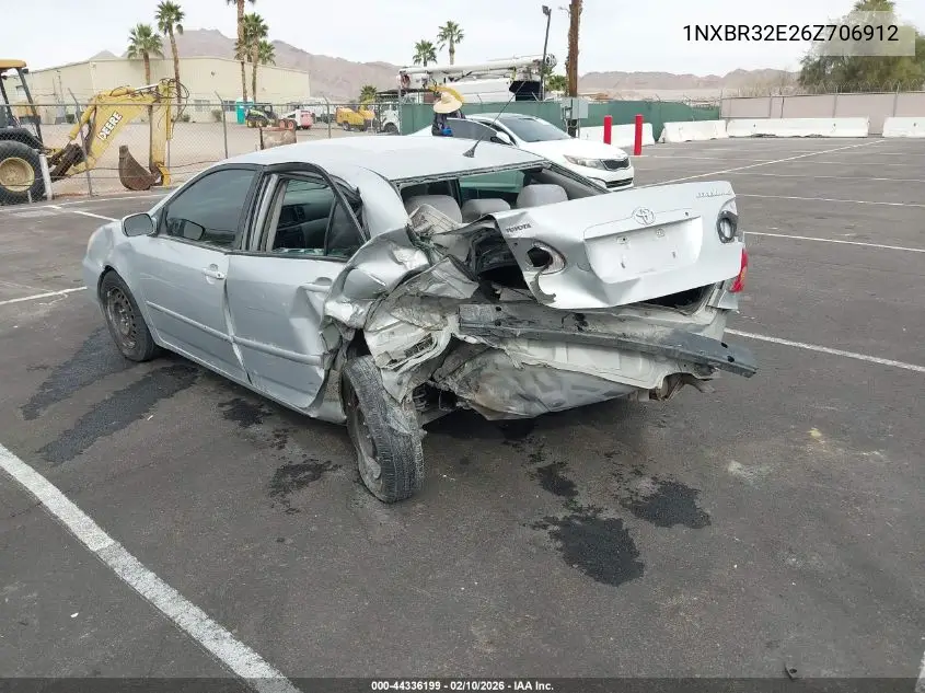 1NXBR32E26Z706912 2006 Toyota Corolla Le