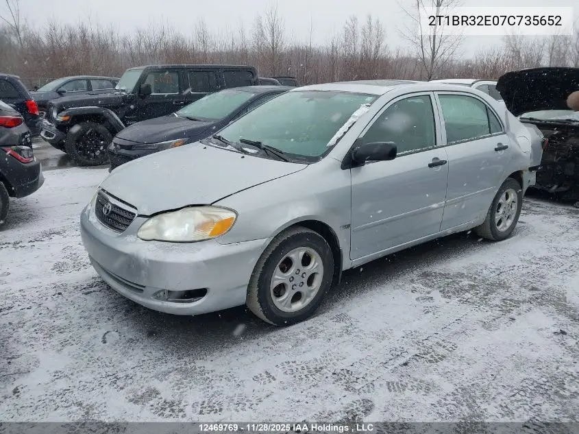 2T1BR32E07C735652 2007 Toyota Corolla Ce/Le/Sport