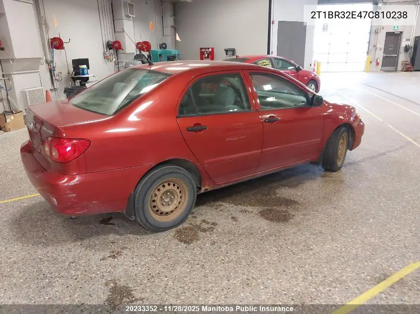 2T1BR32E47C810238 2007 Toyota Corolla Ce