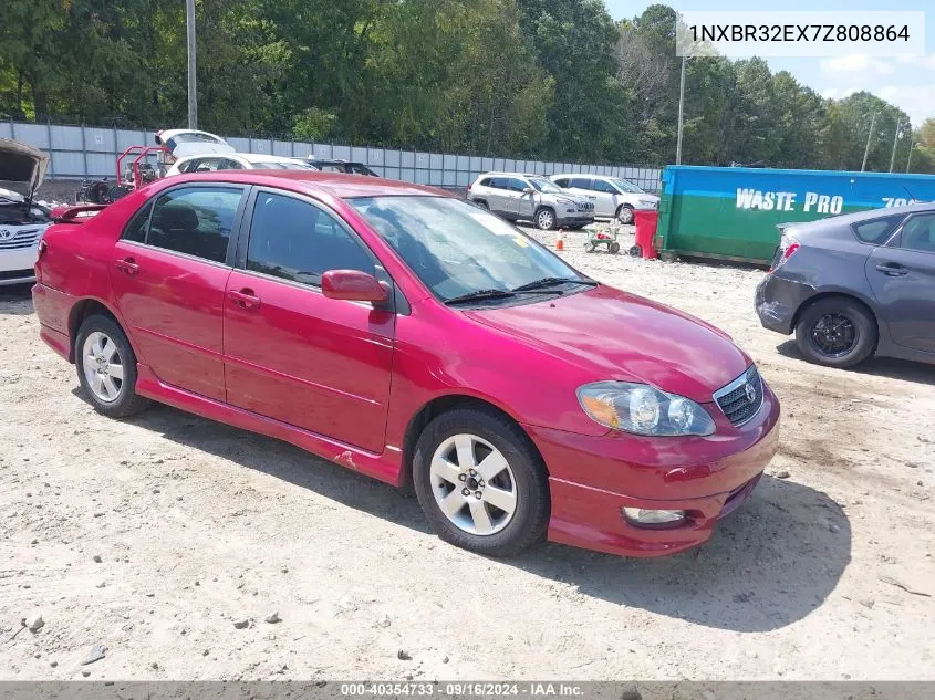 2007 Toyota Corolla S VIN: 1NXBR32EX7Z808864 Lot: 40354733