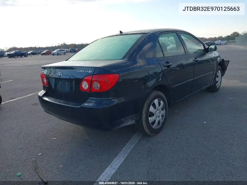 JTDBR32E970125663 2007 Toyota Corolla Le