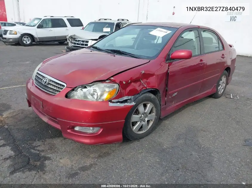 1NXBR32E27Z840479 2007 Toyota Corolla S