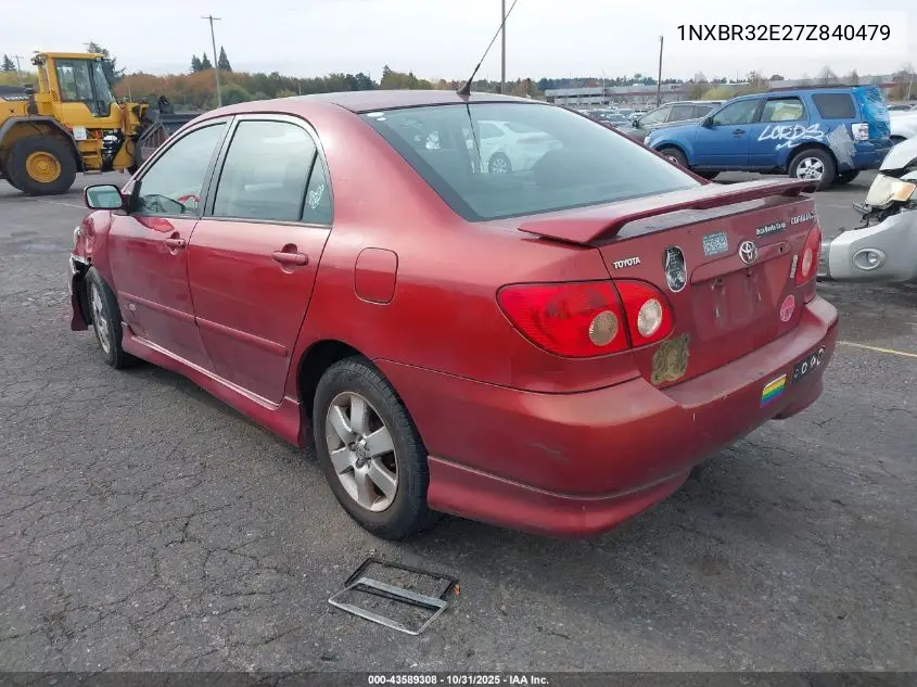 1NXBR32E27Z840479 2007 Toyota Corolla S