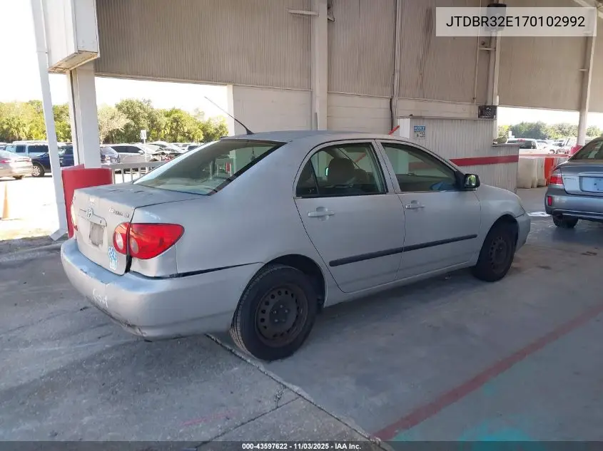 JTDBR32E170102992 2007 Toyota Corolla Ce