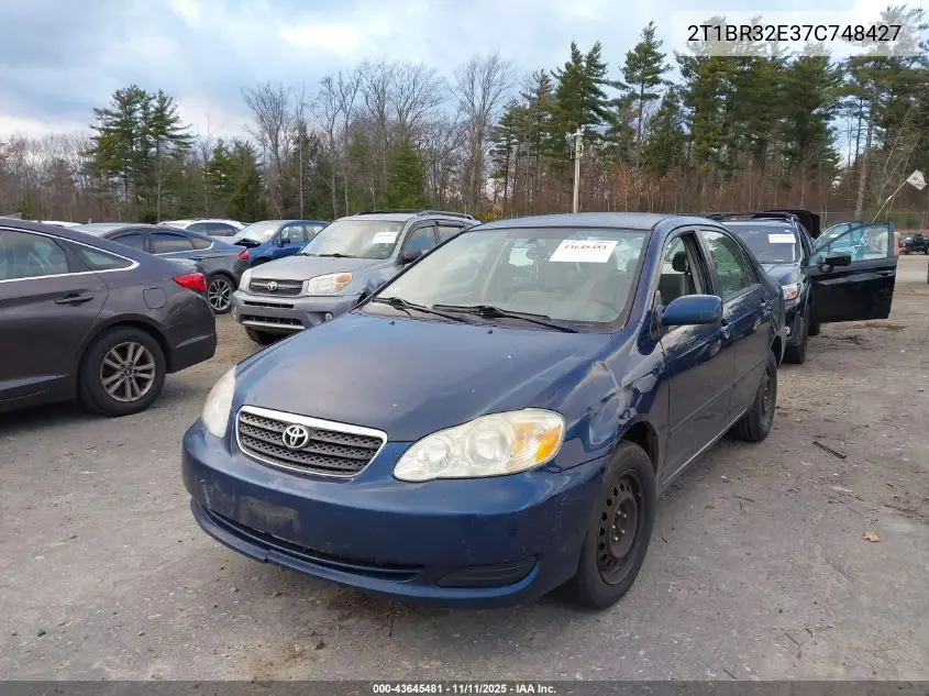 2T1BR32E37C748427 2007 Toyota Corolla Le