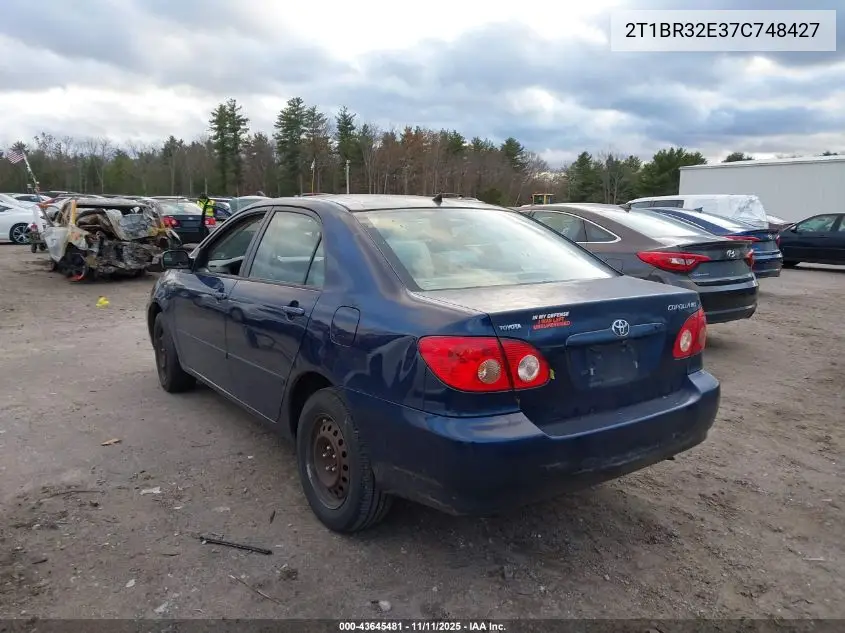 2T1BR32E37C748427 2007 Toyota Corolla Le