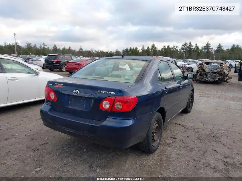 2T1BR32E37C748427 2007 Toyota Corolla Le