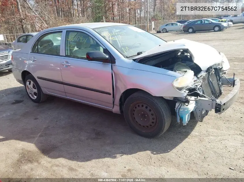 2T1BR32E67C754562 2007 Toyota Corolla Ce