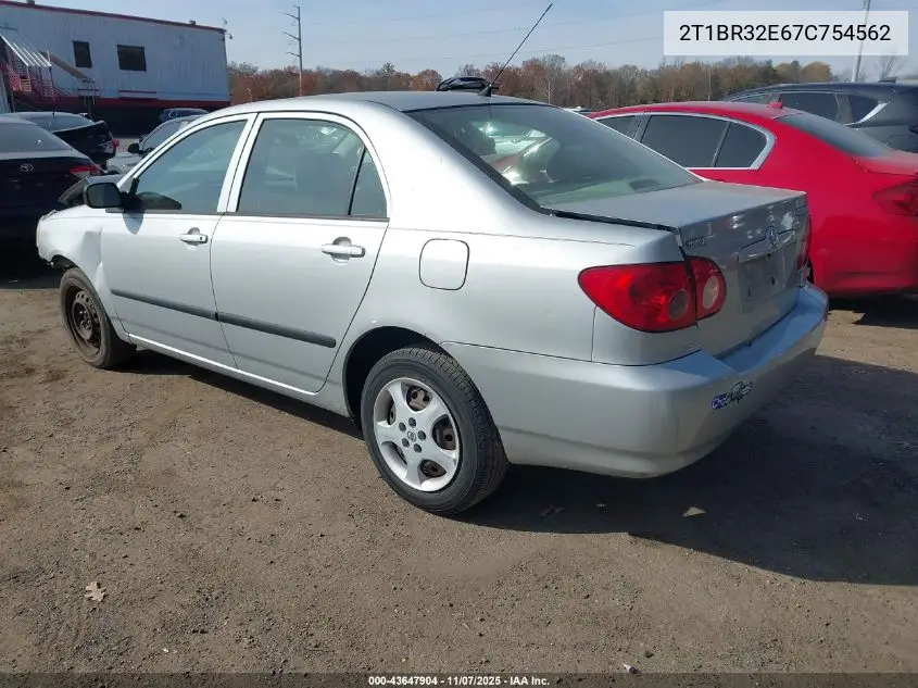 2T1BR32E67C754562 2007 Toyota Corolla Ce