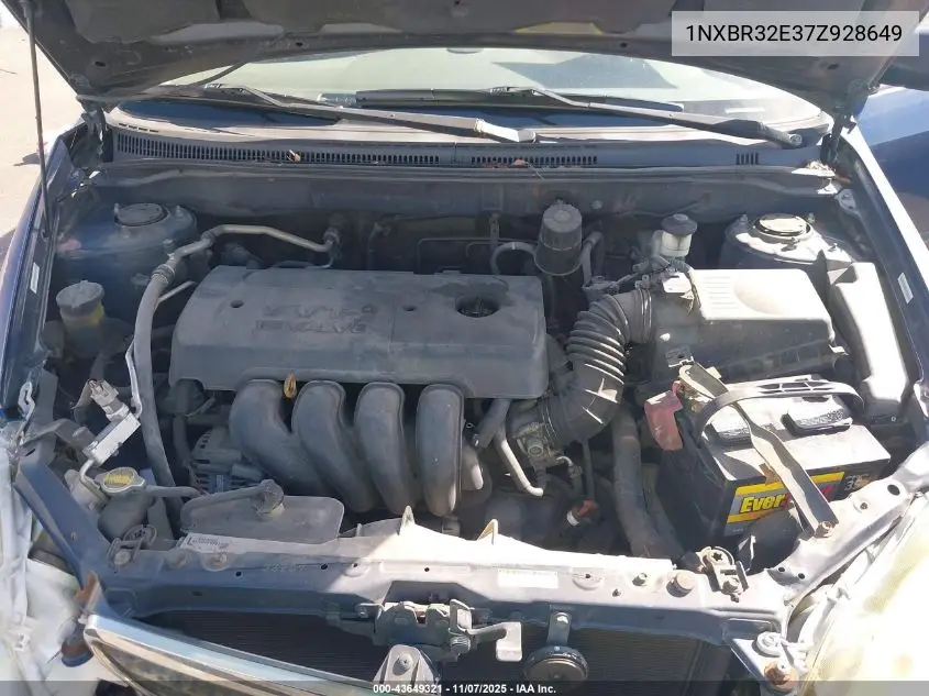1NXBR32E37Z928649 2007 Toyota Corolla Ce