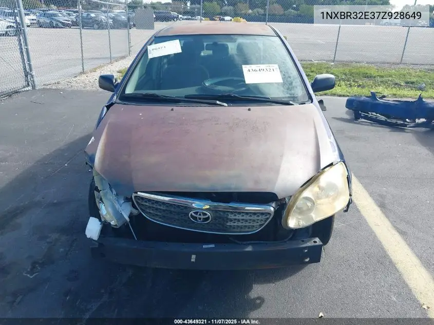 1NXBR32E37Z928649 2007 Toyota Corolla Ce