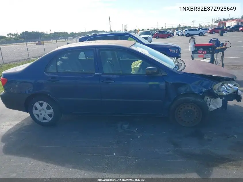 1NXBR32E37Z928649 2007 Toyota Corolla Ce